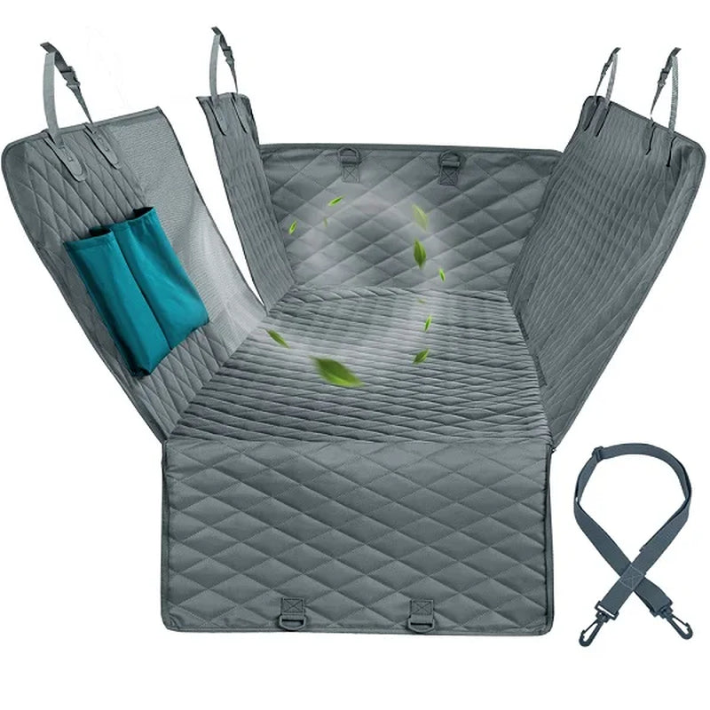 PETRAVEL Dog Car Seat Cover Waterproof Pet Travel Dog Carrier Hammock Car Rear Back Seat Protector Mat Safety Carrier for Dogs
